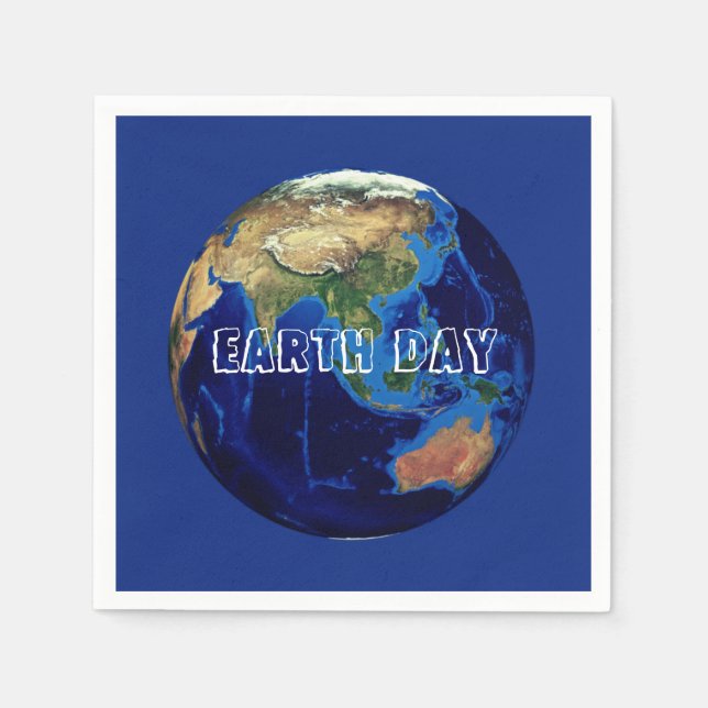 Earth Day Napkins Serviette (Vorderseite)