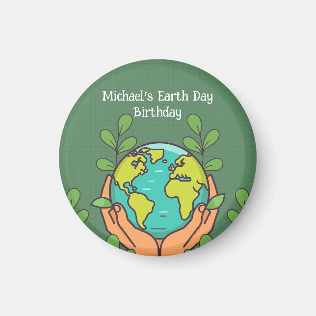 Earth Day Party Magnet (Vorne)