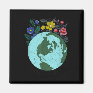 Earth Day Restore Earth Blume Rettet den Planeten Magnet