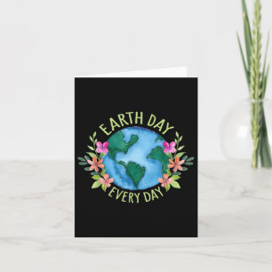 Earth Day Retro Environmental Shirt Women Karte
