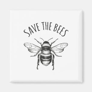 Earth Day Rettete Unser Planet Rette die Bienen T  Magnet