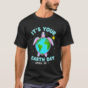 Earth Day Schildkröten-Design 22. April Für Naturf T-Shirt