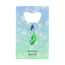 Earth Day Schlüsselanhänger Flaschenöffner