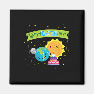 Earth Day Shirt für Kinder Funny Niedlich Earday Magnet