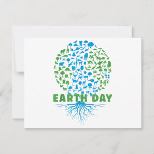 Earth Day Shirt Kinder , Frauen und Männer Niedlic Einladung