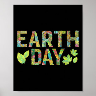 Earth Day Shirt Niedlich Earth Day Männer Frauen K Poster
