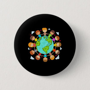 Earth Day Shirts Kinder Erde Tag Jugendmädchen Button