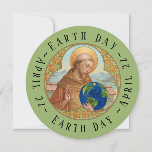 Earth Day & St. Francis of Assisi Card (Vorderseite)