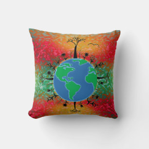 Earth Day ~ Sunrise Kissen