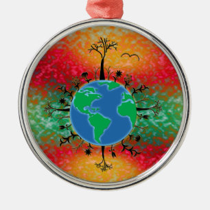 Earth Day ~ Sunrise Ornament Aus Metall