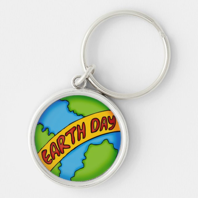 Earth Day T Shirts und Geschenke Schlüsselanhänger (Vorne)