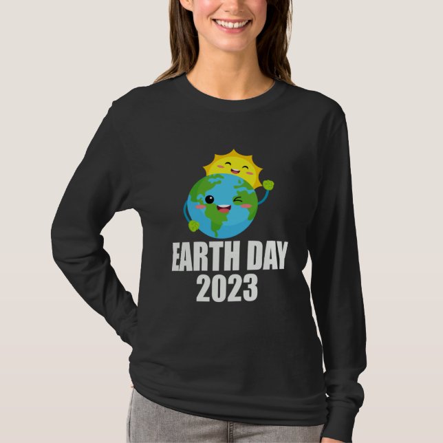 Earth Day Tee Earth Day For Kids Students 2023 (Vorderseite)