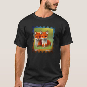 EARTH FOREVER Environmental Protection Briefmarke T-Shirt