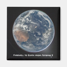 Earth From Artemis II Magnet