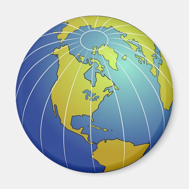 Earth Globe Magnet (Vorne)