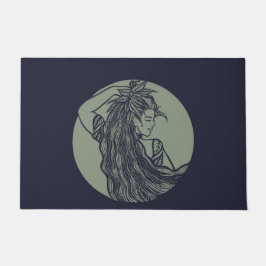 Earth Goddess Green Hexe Pagan Druid Hexen Fußmatte