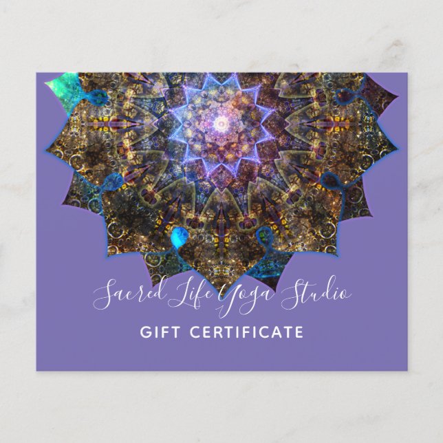 Earth Goddess Mandala Flyer (Vorne)
