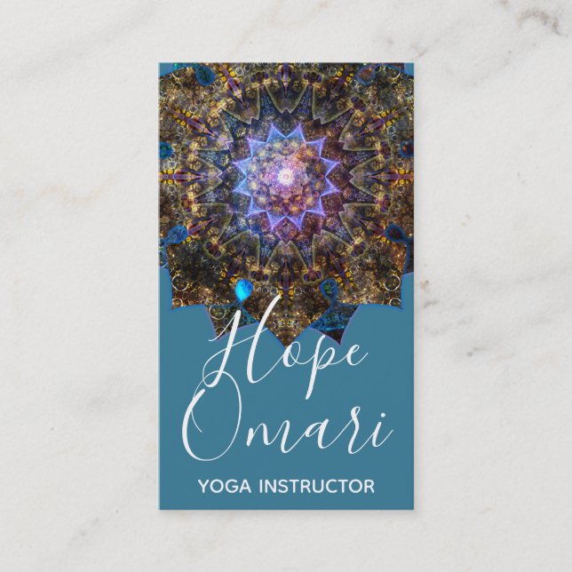 Earth Goddess Mandala Visitenkarte (Vorderseite)