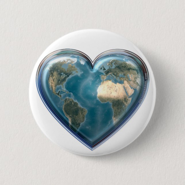 Earth_Heart Button (Vorderseite)
