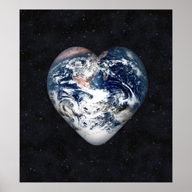 Earth Heart Poster (Vorne)