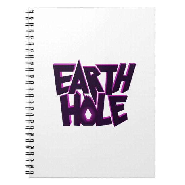 Earth Hole for Notebook Notizblock (Vorderseite)