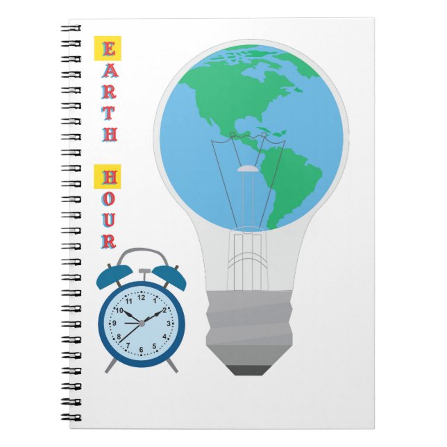 Earth Hour Notizblock (Vorderseite)