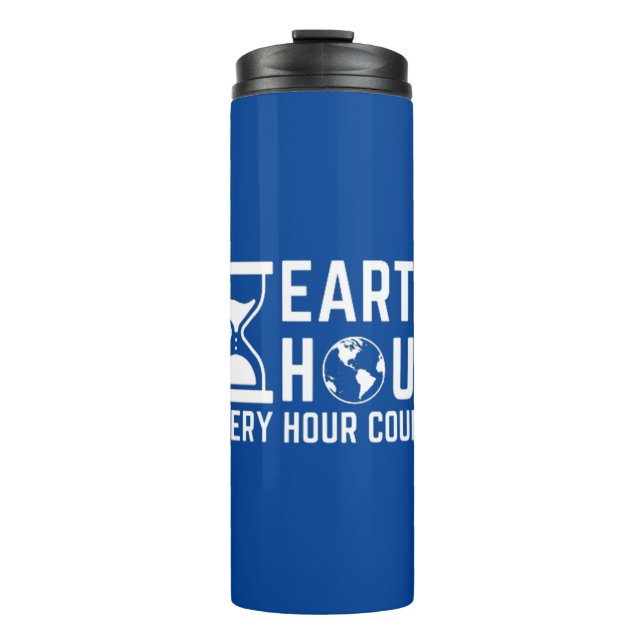 Earth Hour Thermosbecher (Vorderseite)