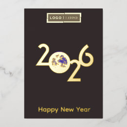 Earth in 2026 - Carte professionnelle de Nouvel An