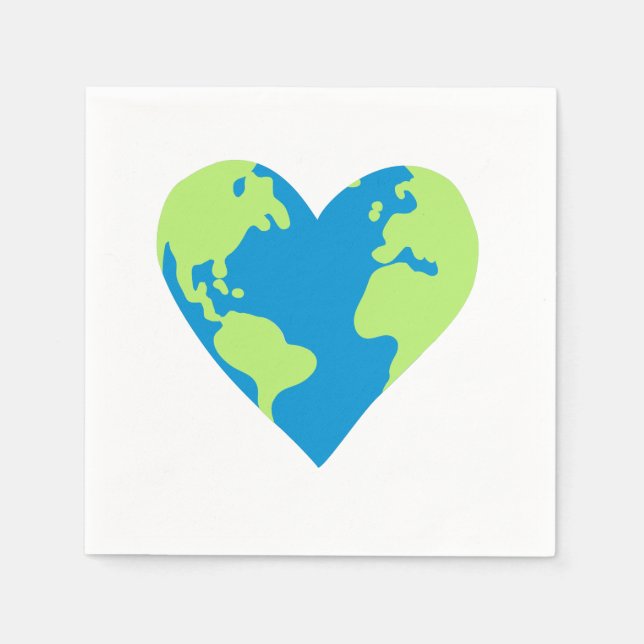 Earth -Love Serviette (Vorderseite)