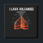 Earth Magma Lava Vulkan Geology Science Magnet<br><div class="desc">Dieses coole I Lava Vulkan Design mit einem Vulkan ist perfekt für jeden Geologen und Vulkanfreund. Vulkan mit Magma, Lava und dem Sprichwort I Lava Vulkane. Liebe diese feurige Geschenkidee! Perfektes Geschenk für einen geologischen Studenten. Ausbruch des Vulkans mit Lava, Magma und Ash Volcano Lover. Dieses Outfit ist perfekt für...</div>