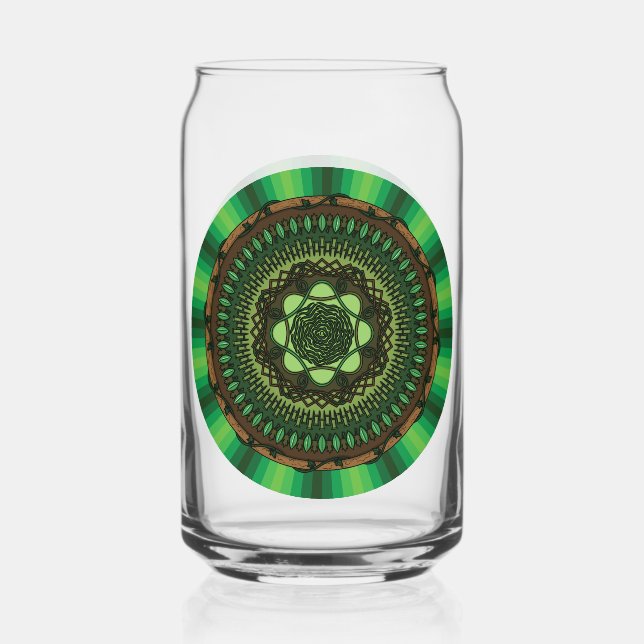 Earth Mandala Dosenglas (Vorderseite)