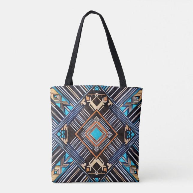 Earth Mandala Tote Tasche (Rückseite)