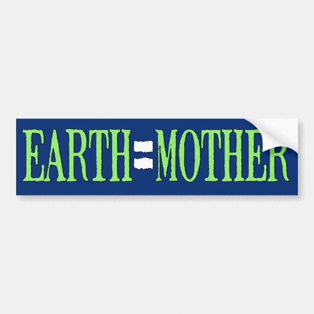 Earth=Mutter Autoaufkleber (Vorne)