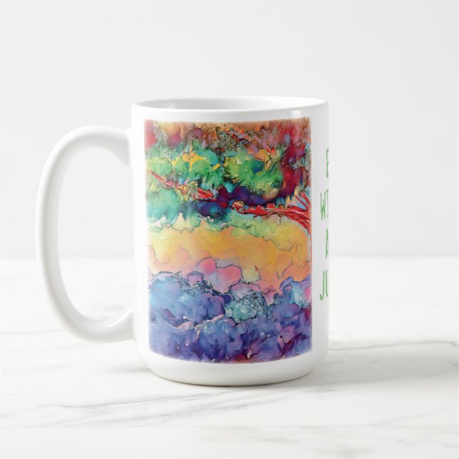 EARTH ohne ART ist nur EH.Tasse Kaffeetasse (Links)