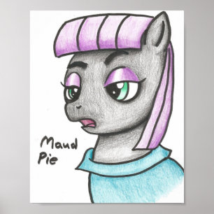 Earth Pony Maud Pie - Pinkie Pie's Schwester Poster