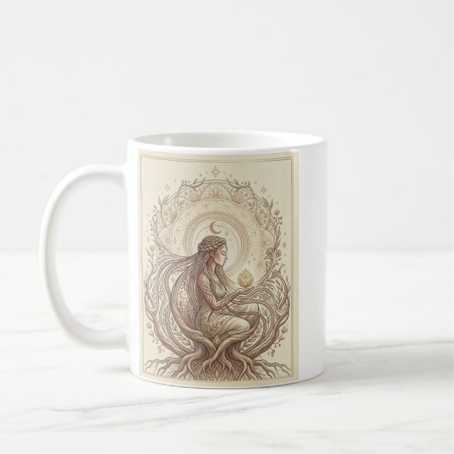Earth Priestess Kaffeetasse (Links)