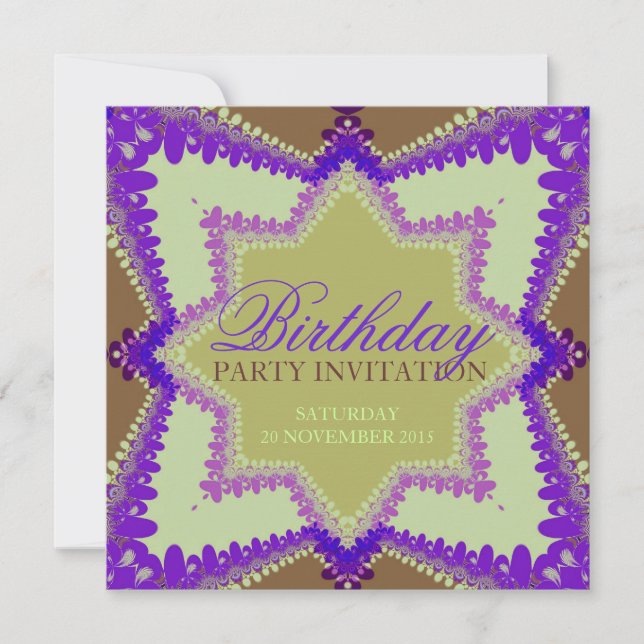Earth Princess Party Einladungen zum Geburtstag (Vorderseite)