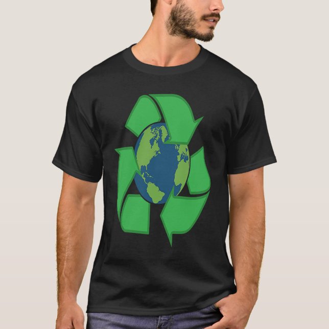 Earth Recycle Symbol  1 T-Shirt (Vorderseite)