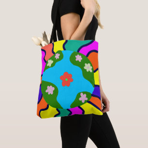 Earth Retro Vibes Art Tasche