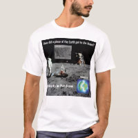 Earth Rock auf dem Mond HPT T-Shirt