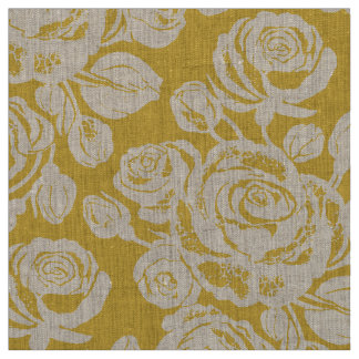Earth Rose Cinderella Gold Stoff