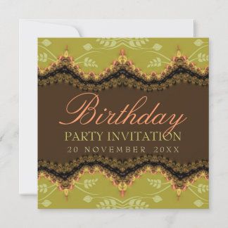 Earth Royal Lace Birthday + alle Einladungen zu Ve