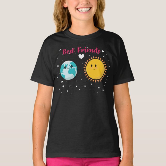 Earth Sun Best Friend T-Shirt (Vorderseite)