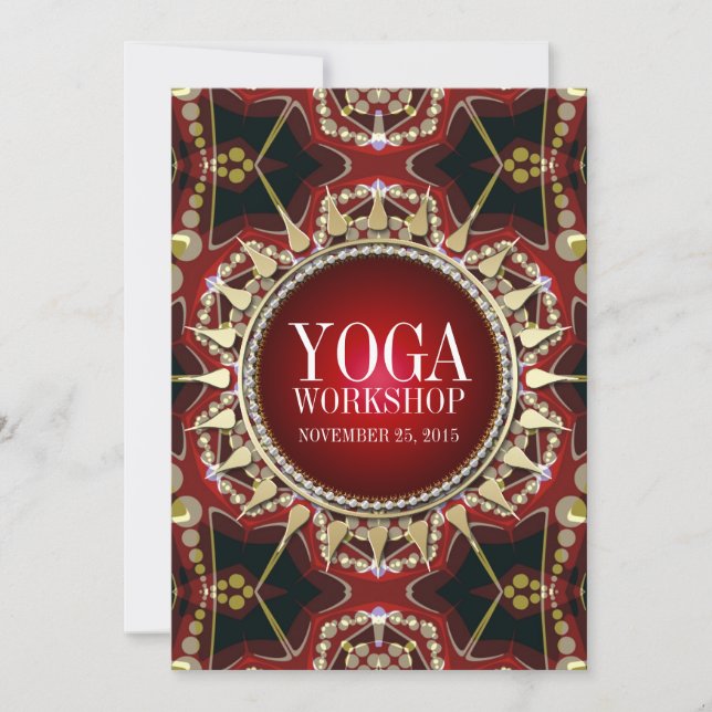 Earth Sun Shine Yoga Workshop Einladung (Vorderseite)