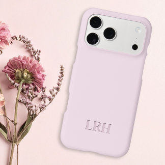 Earth Tone Boho Modern Initial Monogram iPhone 13 Pro Max Hülle