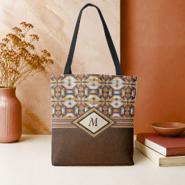 Earth Tone Diamond Tasche