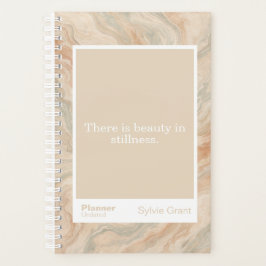 Earth Tone Marble Block Quote | Fully Customizable Planer