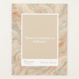 Earth Tone Marble Block Quote | Fully Customizable Planer