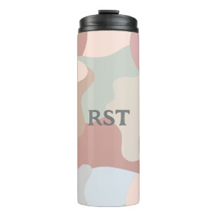 Earth Tone Shapes Thermosbecher