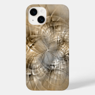 Earth Tones Abstrakt Moderne Fraktal Art Textur Case-Mate iPhone 14 Hülle